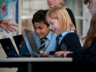 Smart classroom at Pheasey Park Farm Junior school. Great Barr.