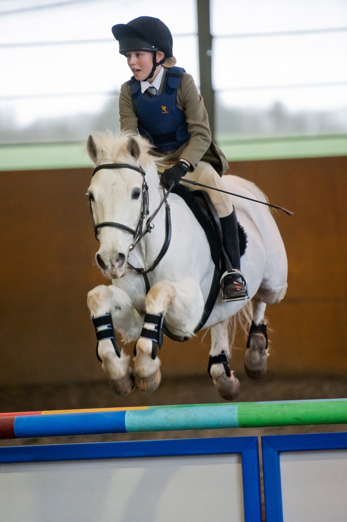 Welton District Riding club indoor showjumping  23 Feb 2014.