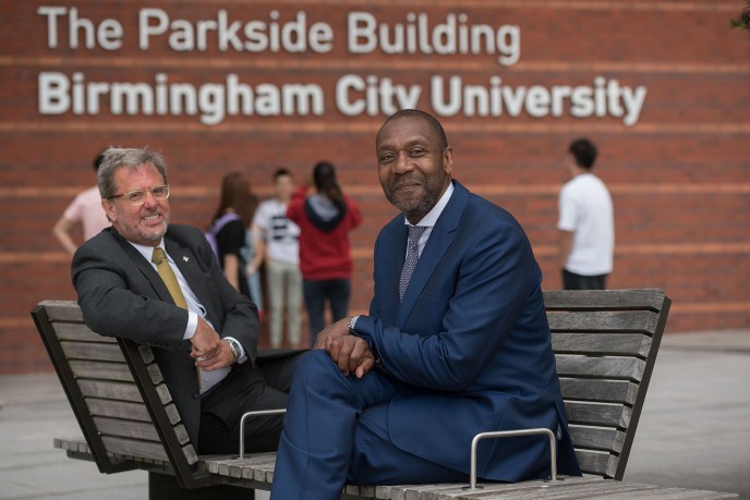 Lenny HEnry appointed as new chancellor of Birmingham City University.